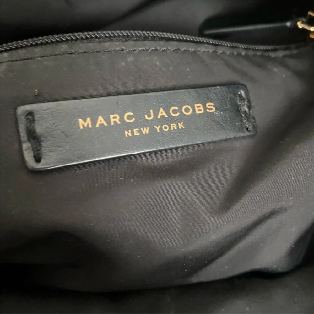 Marc Jacobs Quilted Style Backpack in Black